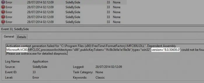 event-viewer-33-sidebyside-microsoft-dependedt-assembly