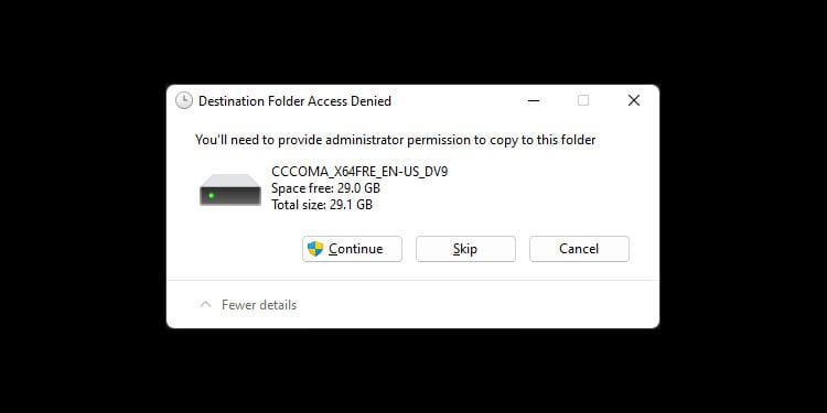 4 Ways to Fix Destination Folder Access Denied 16 external-storage-destination-folder-access-denied