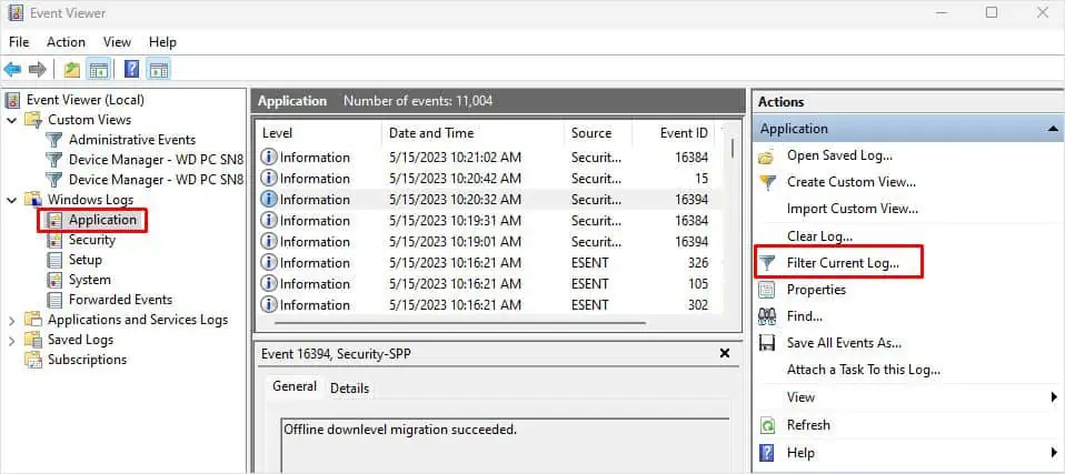 filter-current-logs-view-event-log
