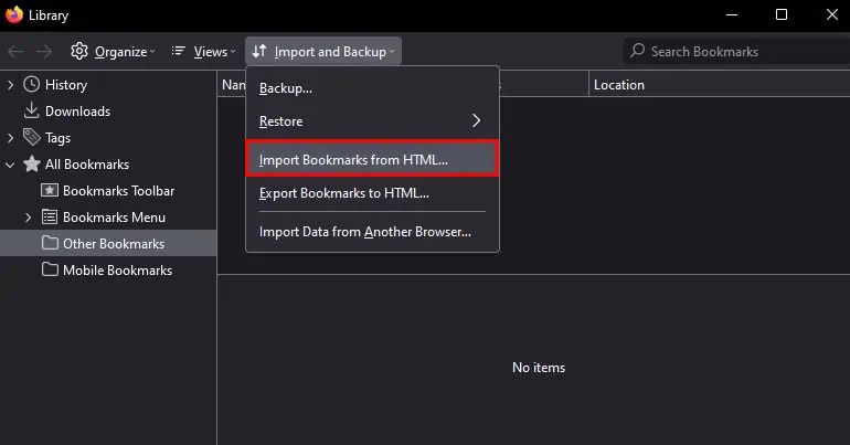 firefox-import-bookmarks-from-html