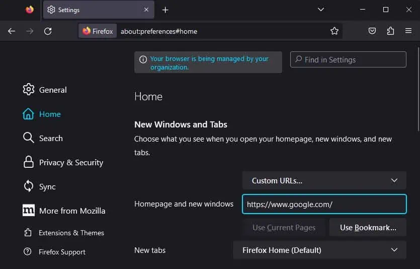 firefox-set-google-as-custom-homepage
