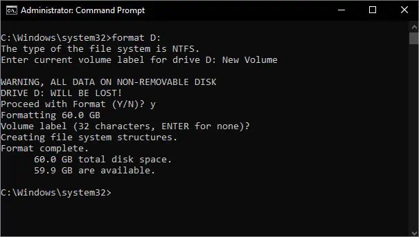 How to Format a Hard Drive on Windows 25 format-drive-cmd