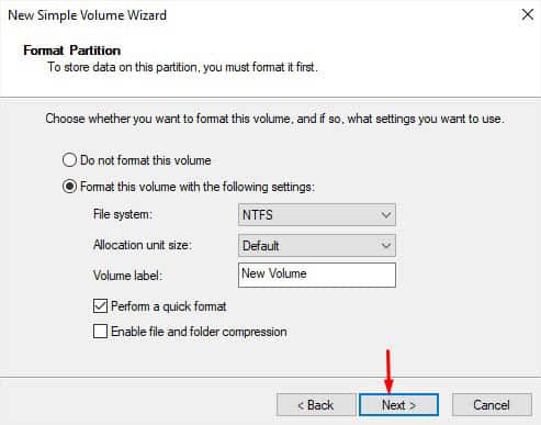 format partition window