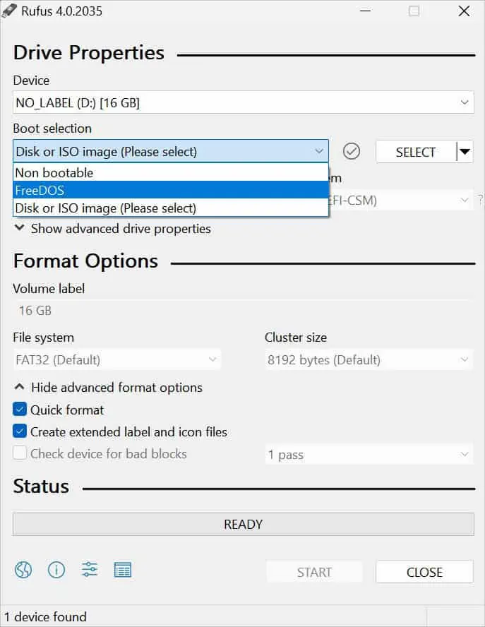 How to Reflash BIOS? (Step-by-Step Guide) 20 freedos-in-rufus