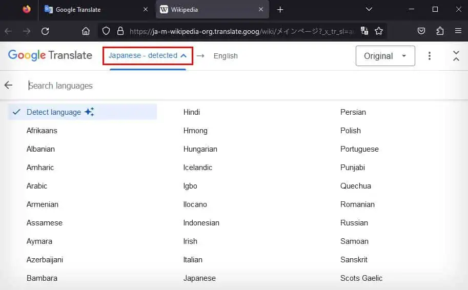 google-translate-website-choose-original-language