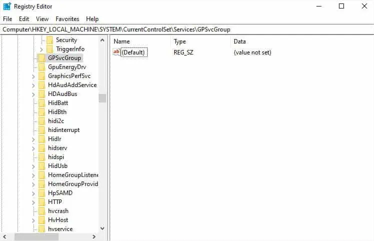 gpsvcgroup