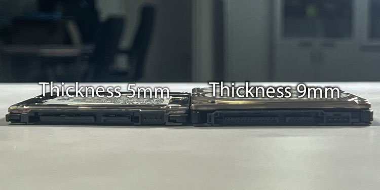 How to Check Hard Drive Compatibility (On PC & Laptop) 4 hdd comparision thickness