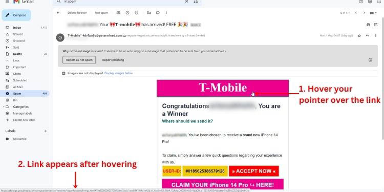 How to Check if a Link is Safe? 6 Proven Ways 2 hover pointer to check the link