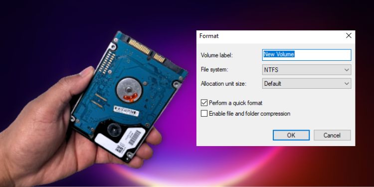 how to format a hard drive