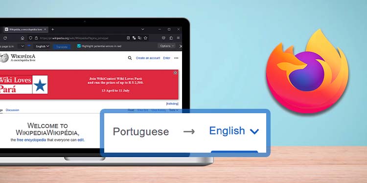 how to translate a page in firefox
