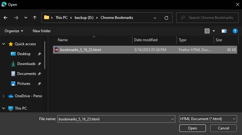import bookmarks from chrome to edge