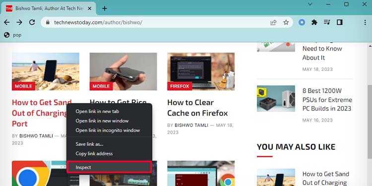How to Inspect on Chromebook 1 inspect elements by right-click