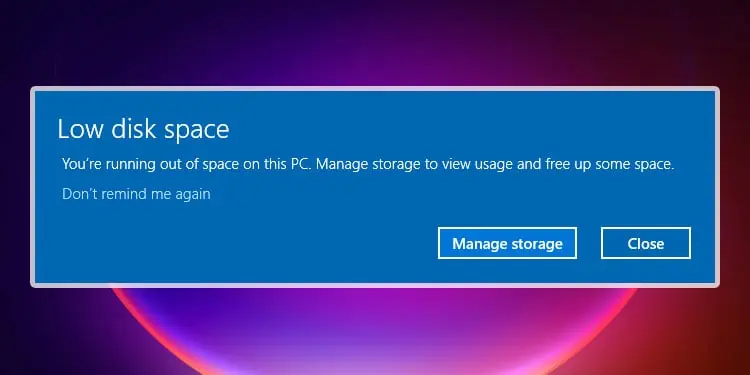 Low Disk Space but Nothing to Delete—What to Do?