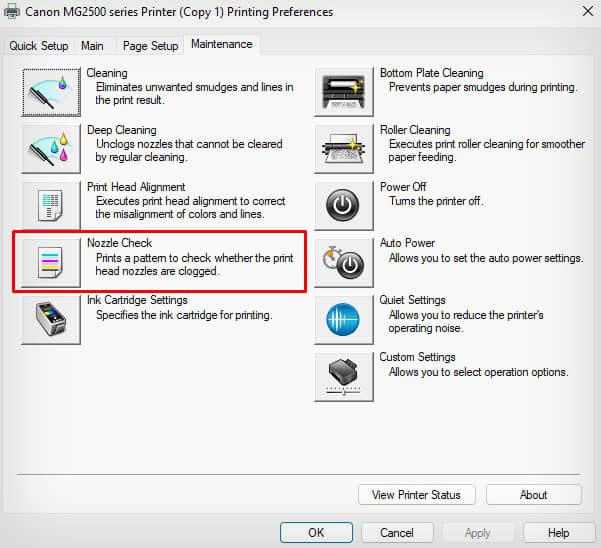 nozzle-check-canon-printer