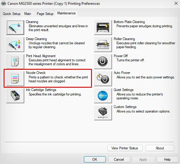 nozzle-check-canon-printer
