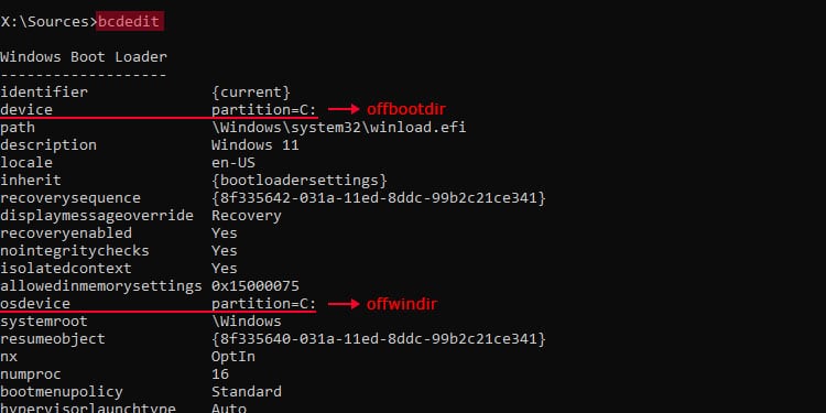 offbootdir-and-oddwindir-for-sfc-in-bcdedit