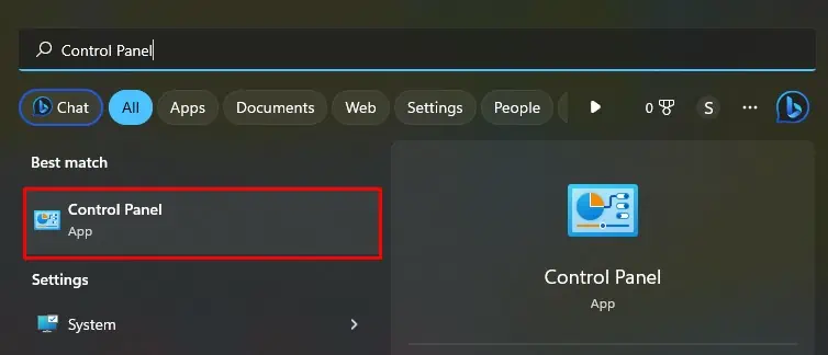 open-control-panel