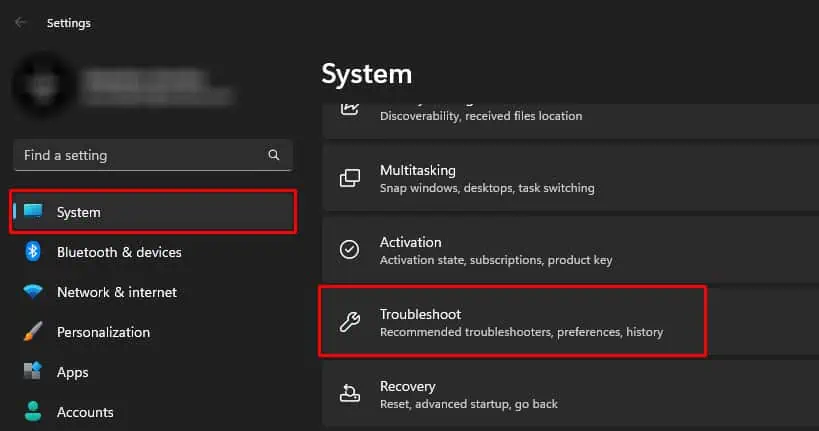 open-setting-troubleshoot-enter-key-not-working
