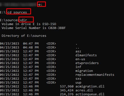 open usb bootable directory problem resetting this pc