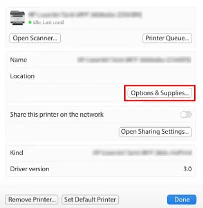 How to Check Printer Ink Levels (All Brands) 27 options-and-supplies-on-mac