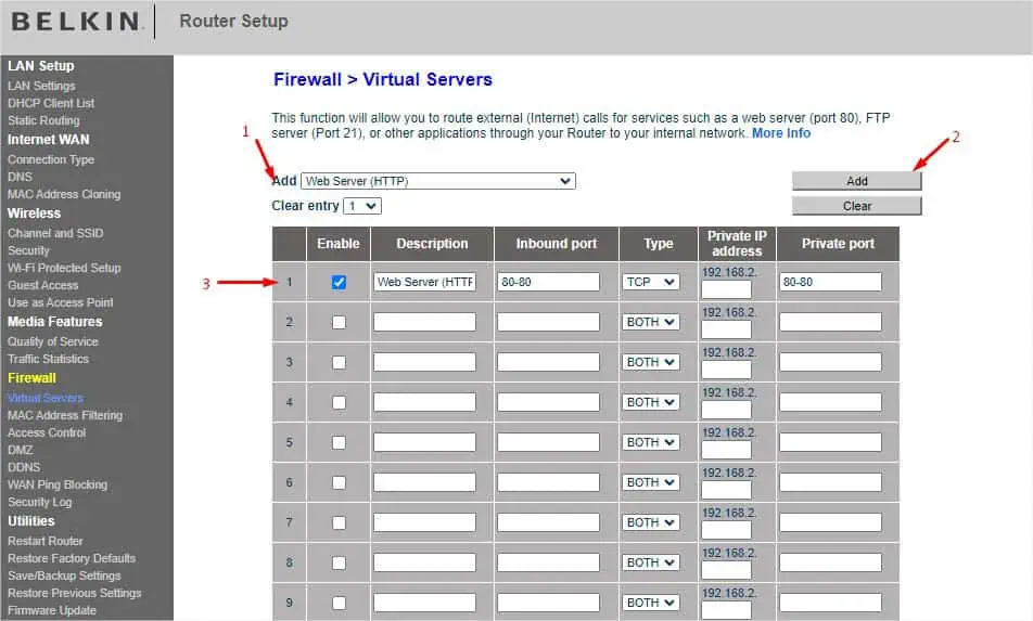 How to Port Forward on Router—Complete Guide 27 port-forwarding-in-belkin