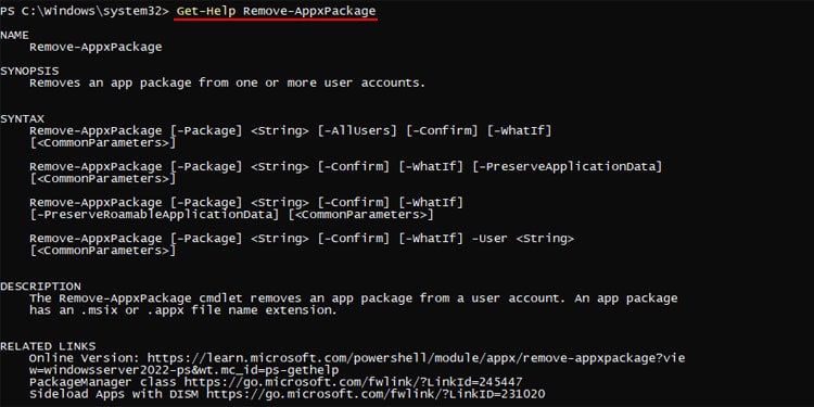 powershell-get-help