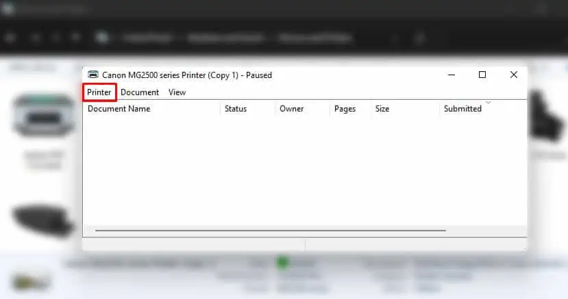 printer-tab-in-print-queue-panel