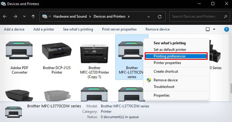 printing-preference-brother-printer