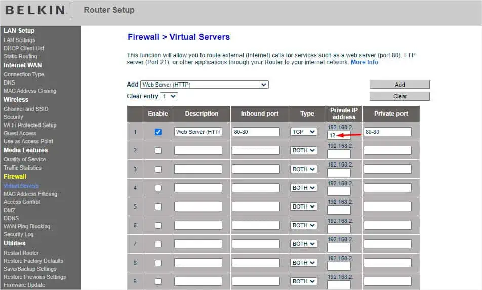 How to Port Forward on Router—Complete Guide 28 private-ip-port-forward-in-belkin