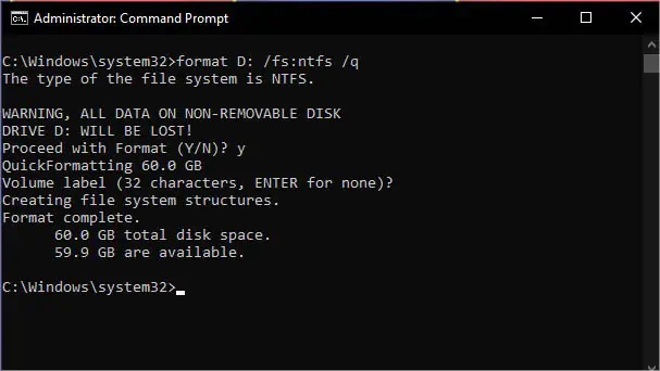 How to Format a Hard Drive on Windows 28 quick-format-with-file-system