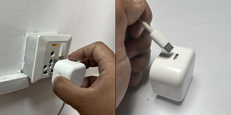 remove lightning charger
