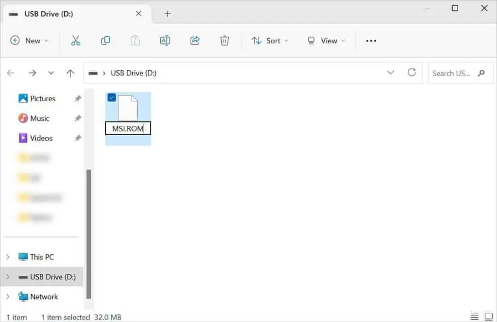 How to Reflash BIOS? (Step-by-Step Guide) 16 rename-bios-file-msi-1024x665