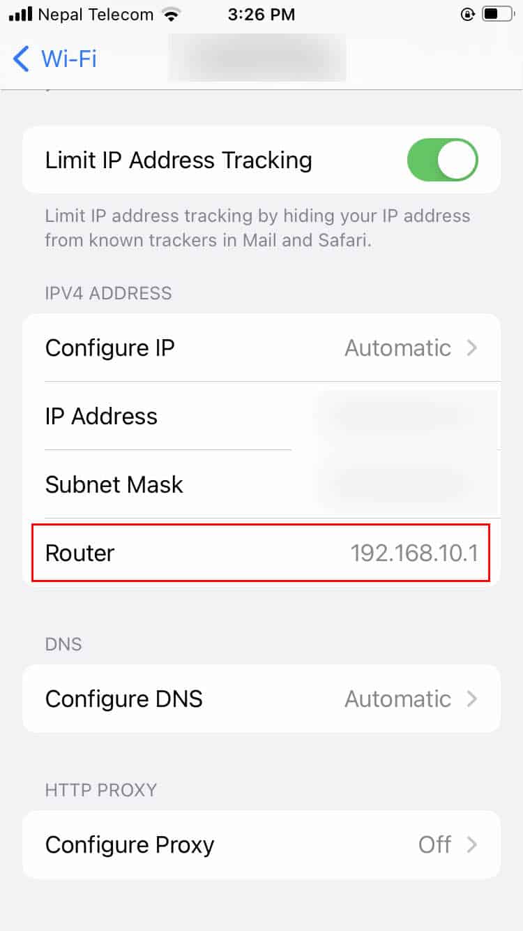 router ip ios