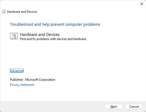 run hardware troubleshooter logitech mouse m325 not working