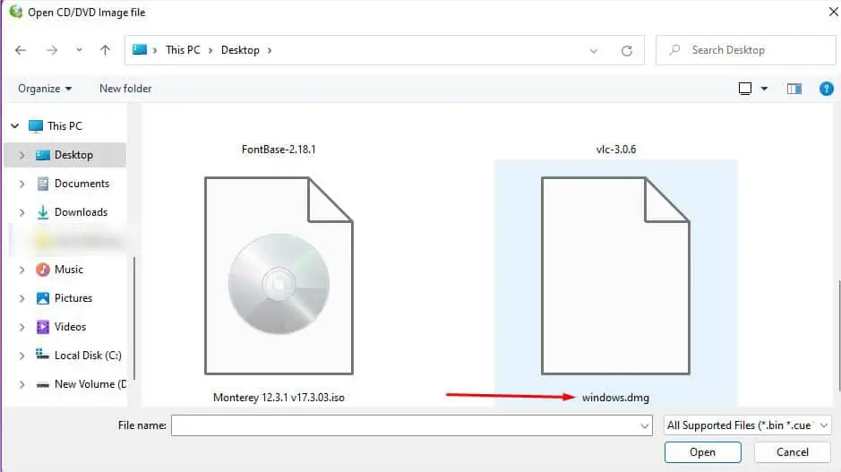 What is DMG File? How to Open It? 15 select-dmg-file