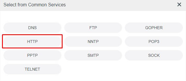 select from common services