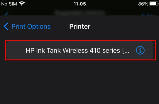 select-printer-in-airprint