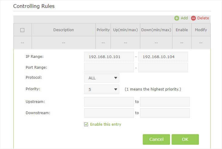 setting ip address in ip range multiple devices