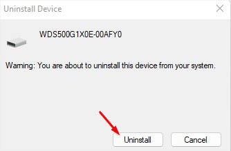 uninstall