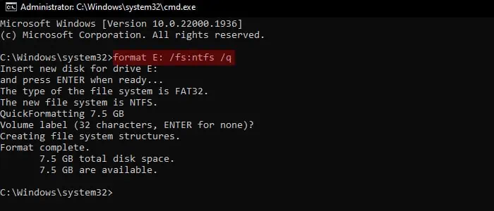 usb-format-e-fs-ntfs-q-command-prompt