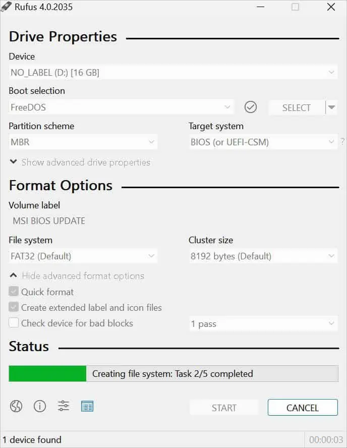How to Reflash BIOS? (Step-by-Step Guide) 23 wait-for-format-to-complete-rufus