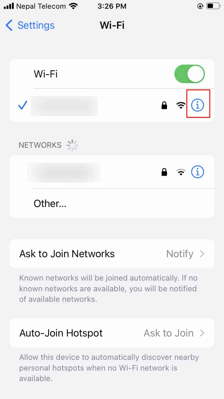 wifi information icon