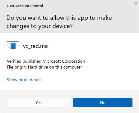 yes to allow delete windows update