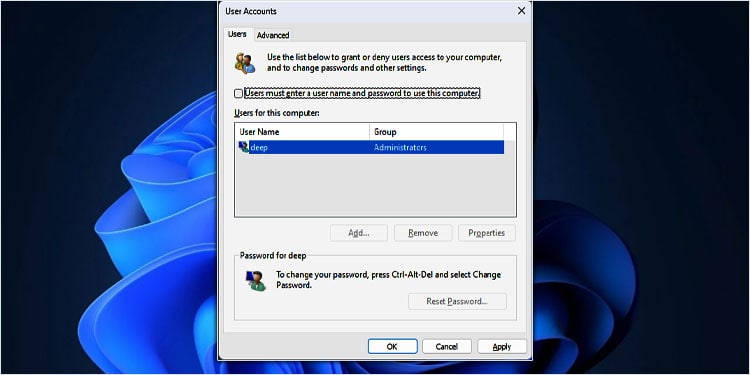 How to setup auto login on windows