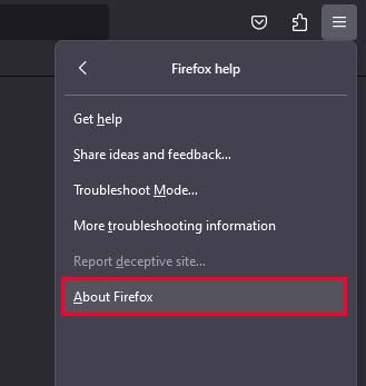 about firefox