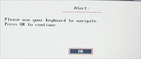 alert message lenovo diagnostics ok