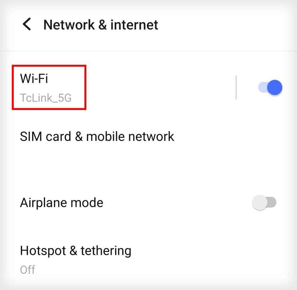 android wifi
