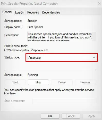 automatic-start-print-spooler