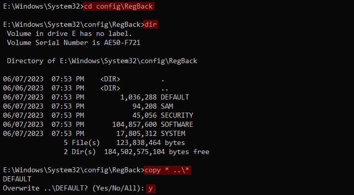 cd-config-regback-dir-copy-to-config-overwrite-y
