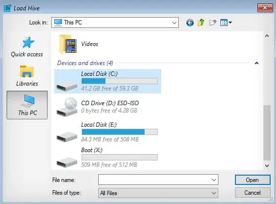 4 Ways to Fix Password is Incorrect in Windows 22 choose-disk-with-your-OS-1